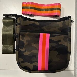 Womens Haute Shores Blake Showoff Camo Crossbody Bag